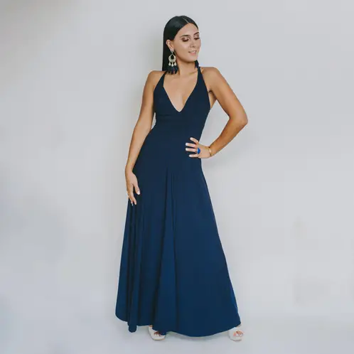 NATALIA SEGUEL - Vestido Sara Azul