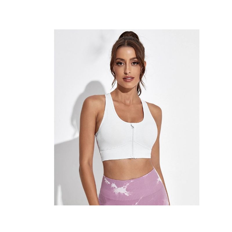 EVERSO - Sostén Deportivo Push Up Sin Costuras Con Cierre