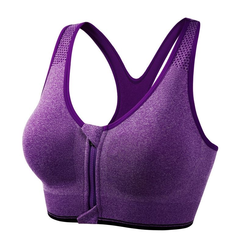 EVERSO - Sostén Deportivo Push Up Sin Costuras Con Cierre