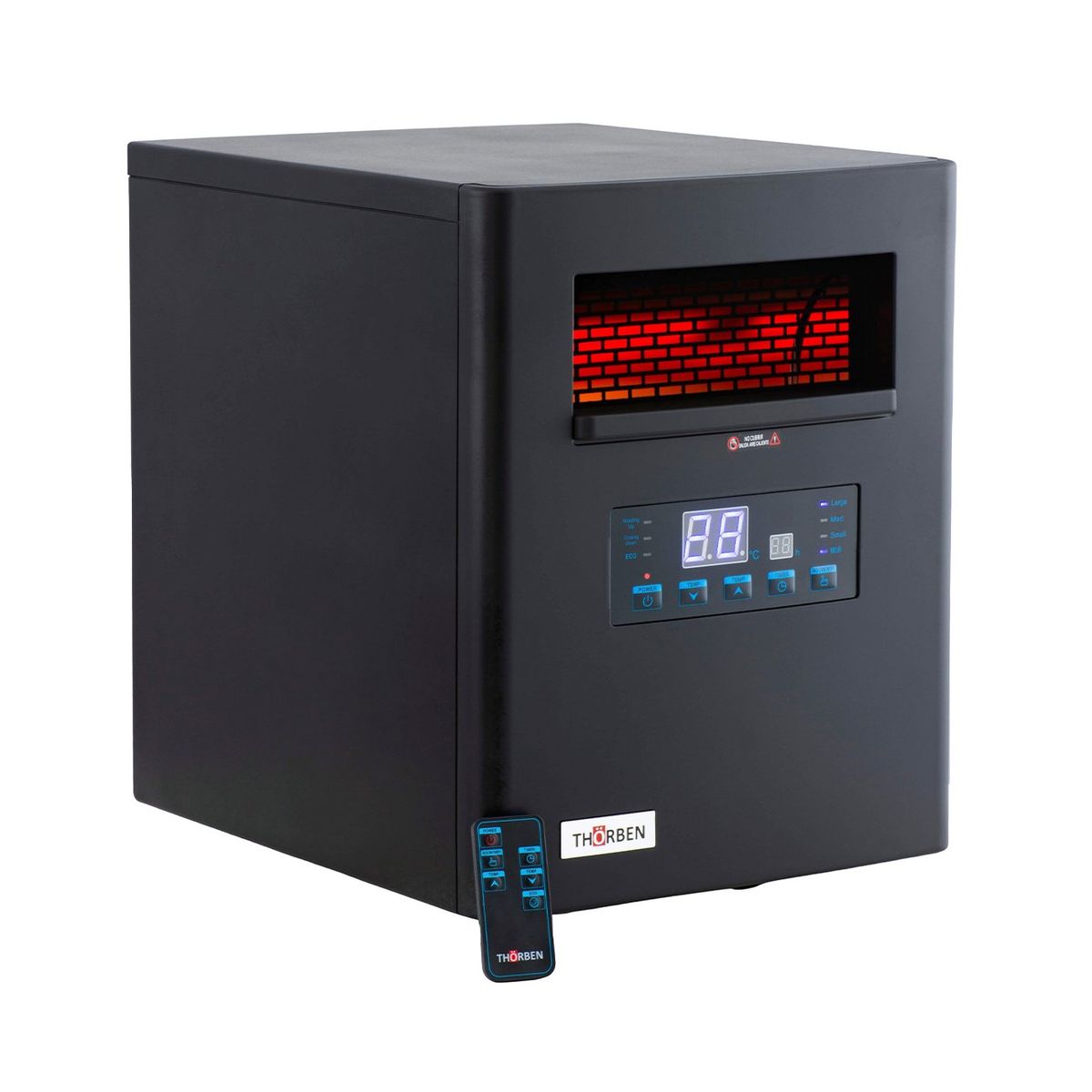 THORBEN - Estufa infrarroja 2 en 1 Thor Green 1500 Wifi