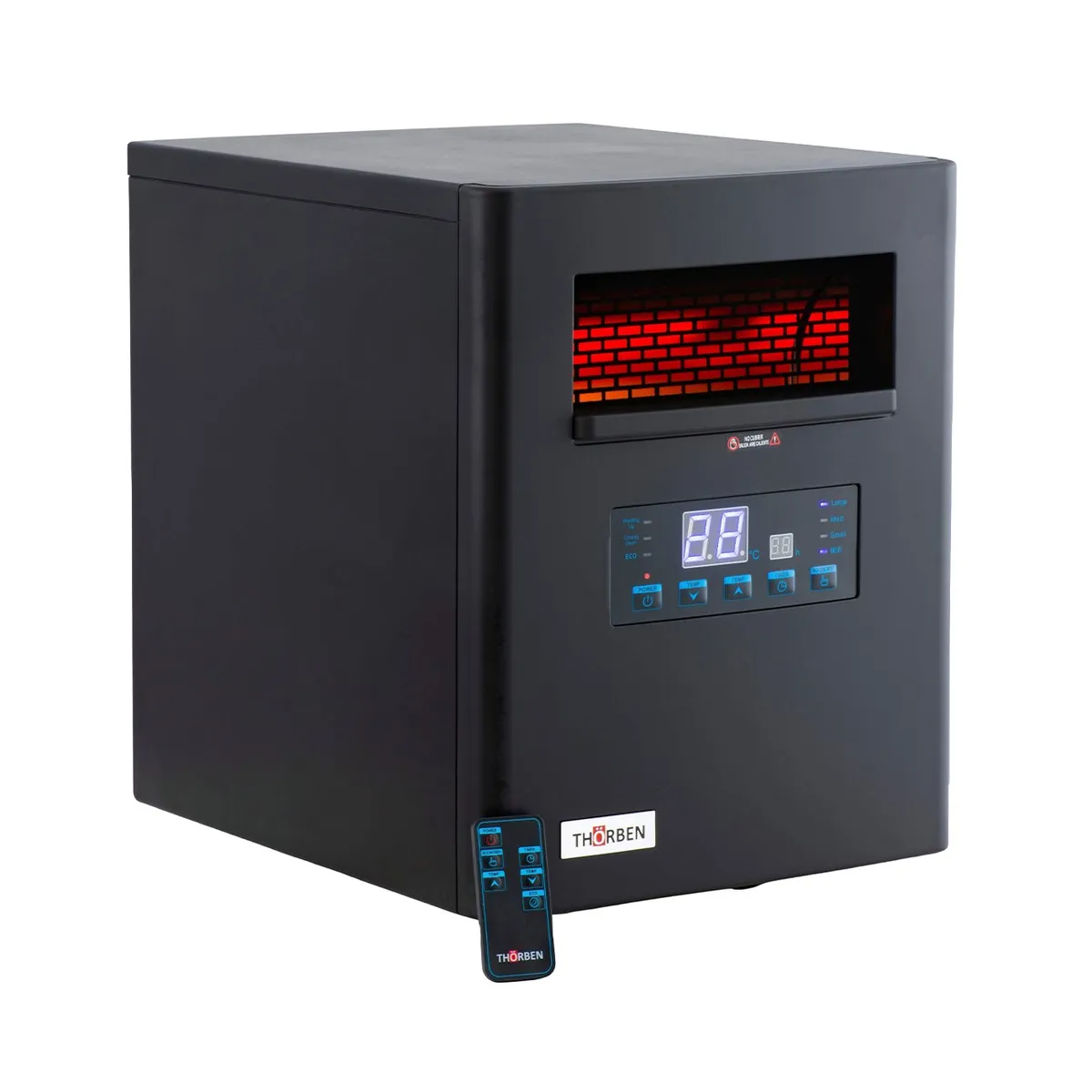 THORBEN - Estufa infrarroja 2 en 1 Thor Green 1500 Wifi