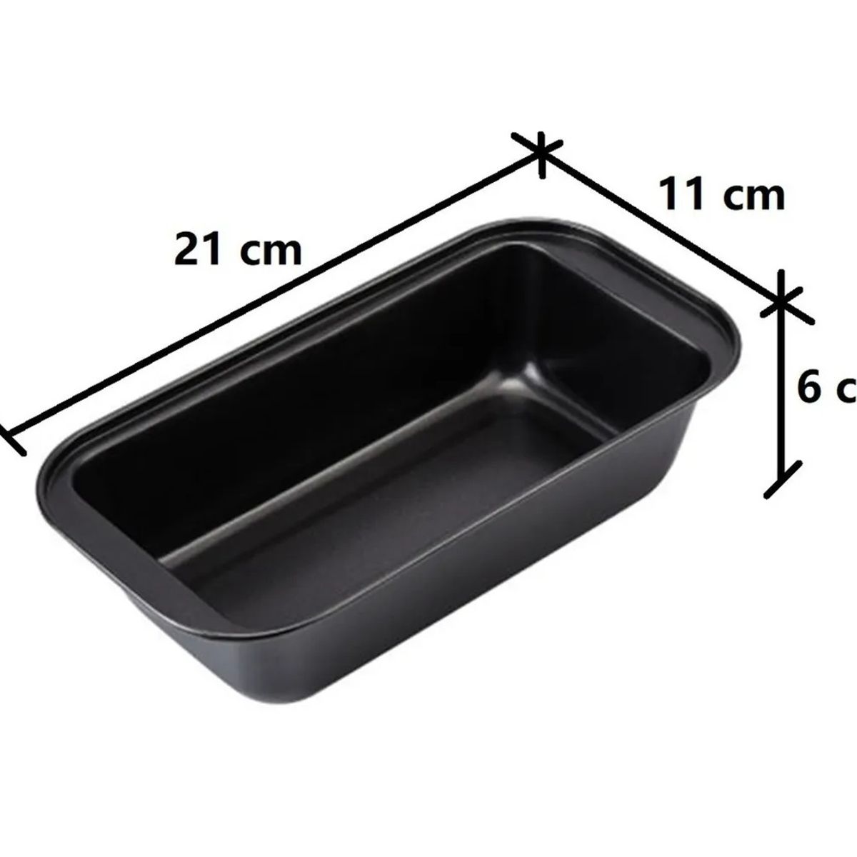 GENERICO - Molde Rectangular Molde Para Pan Moldes Repostería 21 cm