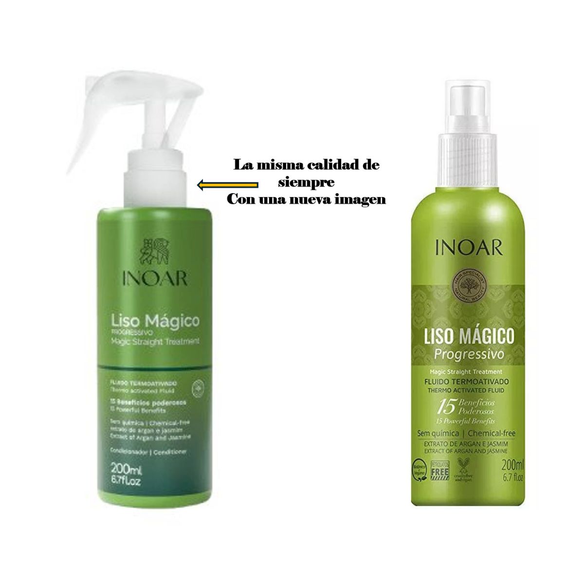 INOAR - Liso Magico Antifrizz Progressivo Inoar 200 Ml