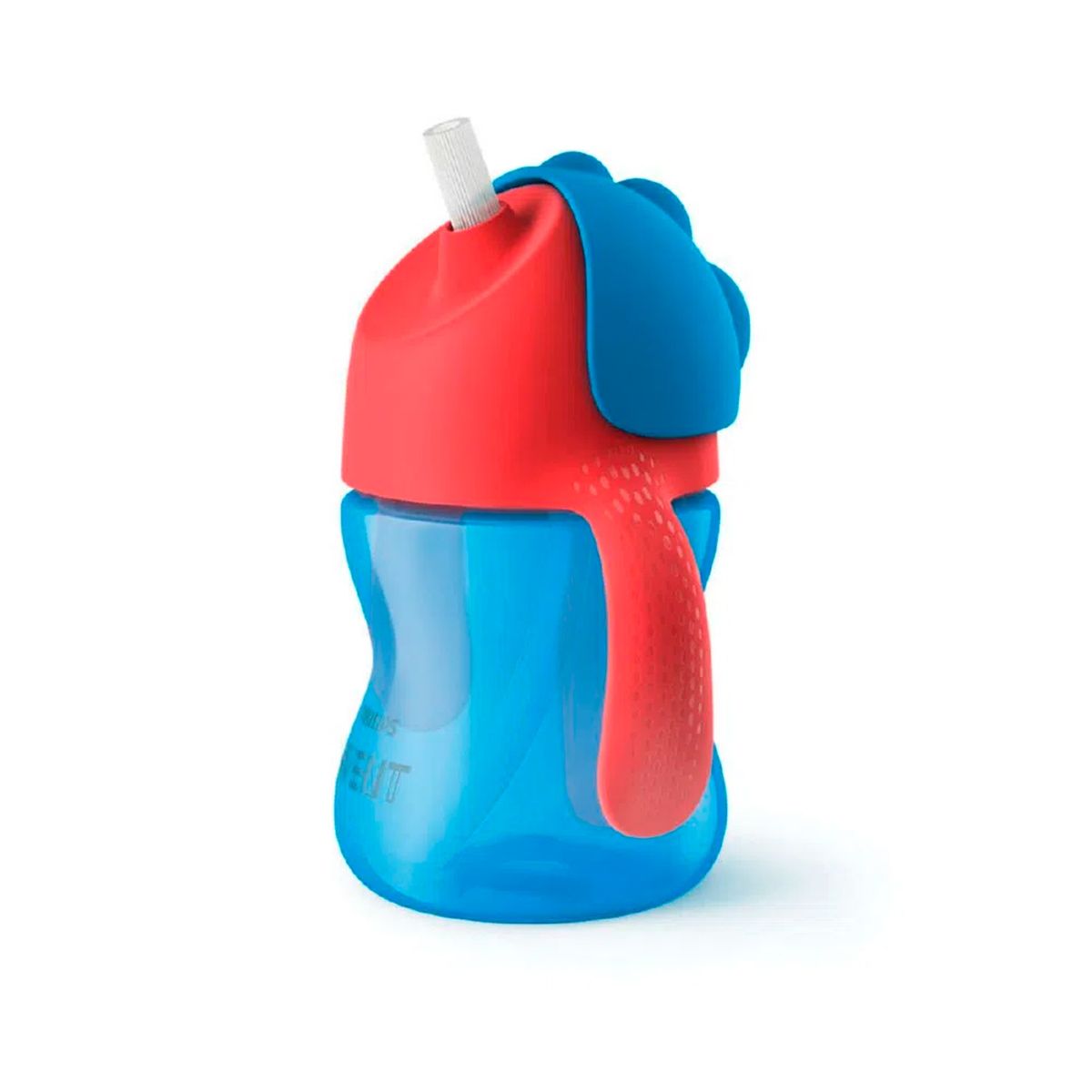 AVENT - Vaso Con Bombilla Avent 9m+ Azul/Rojo 200ml