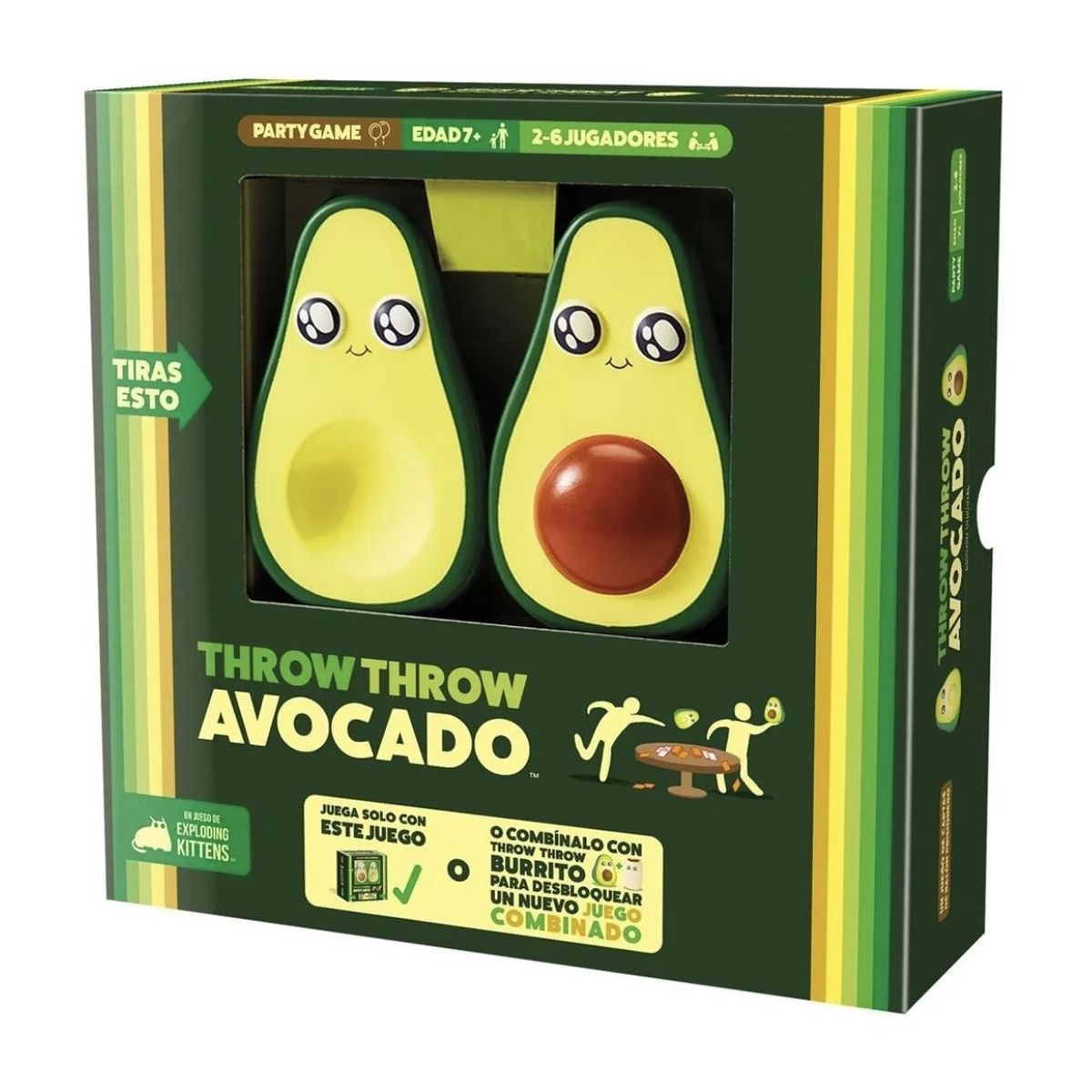 EXPLODING KITTENS - Throw Throw Avocado - Juego De Mesa - Español