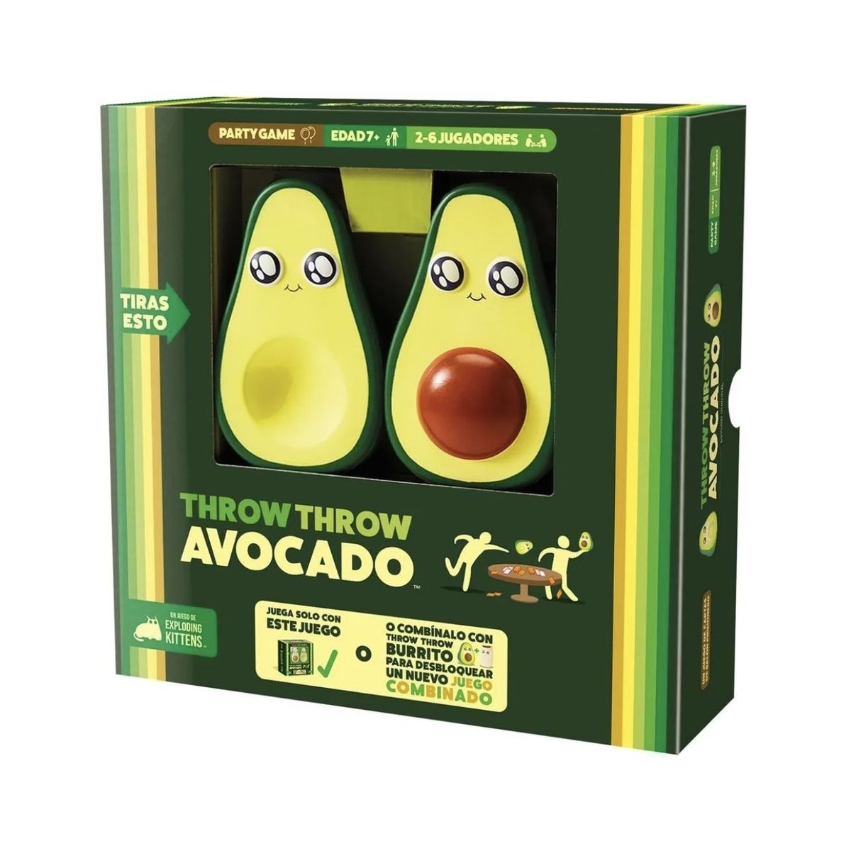 EXPLODING KITTENS - Throw Throw Avocado - Juego De Mesa - Español