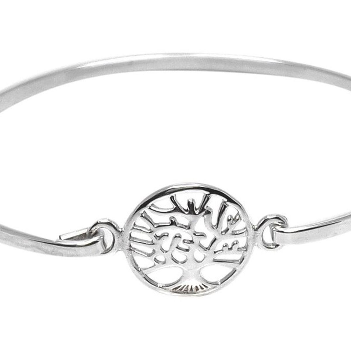 COGGIOLA - Pulsera Esclava Árbol de la Vida Plata Fina 925