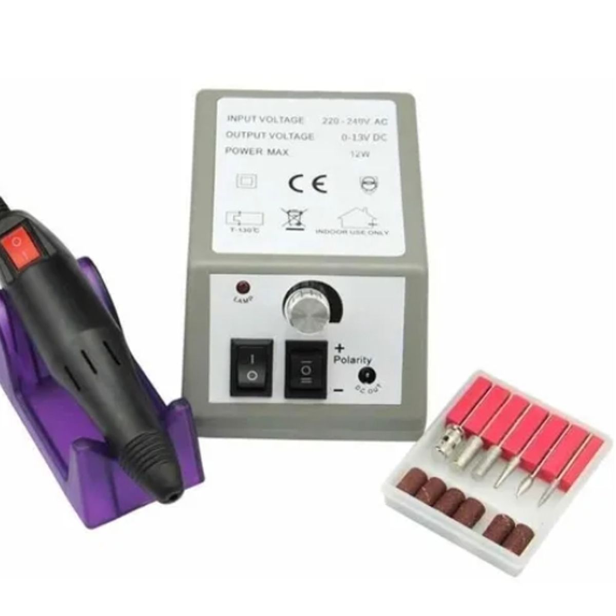 GENERICO - Maquina Torno Uñas Manicure Pedicure Pulidor Eléctrico 2000