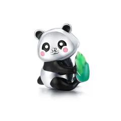 SILVER HEART - Charm Oso Panda en Plata Fina 925