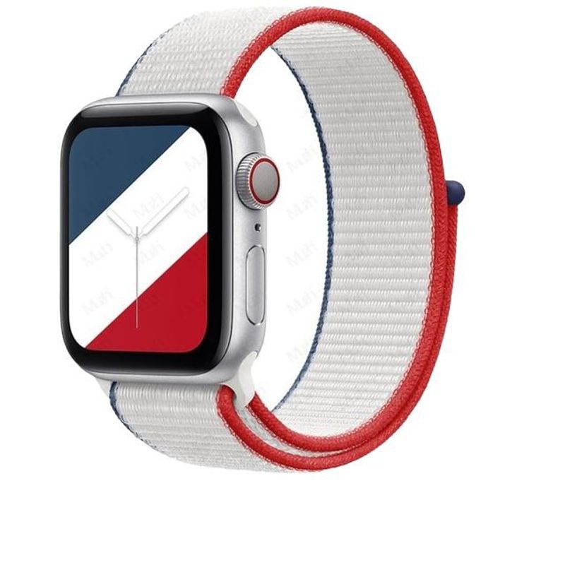 GENERICO - Correa Nylon DualColor compatible con Apple Watch 38-40-41mm.