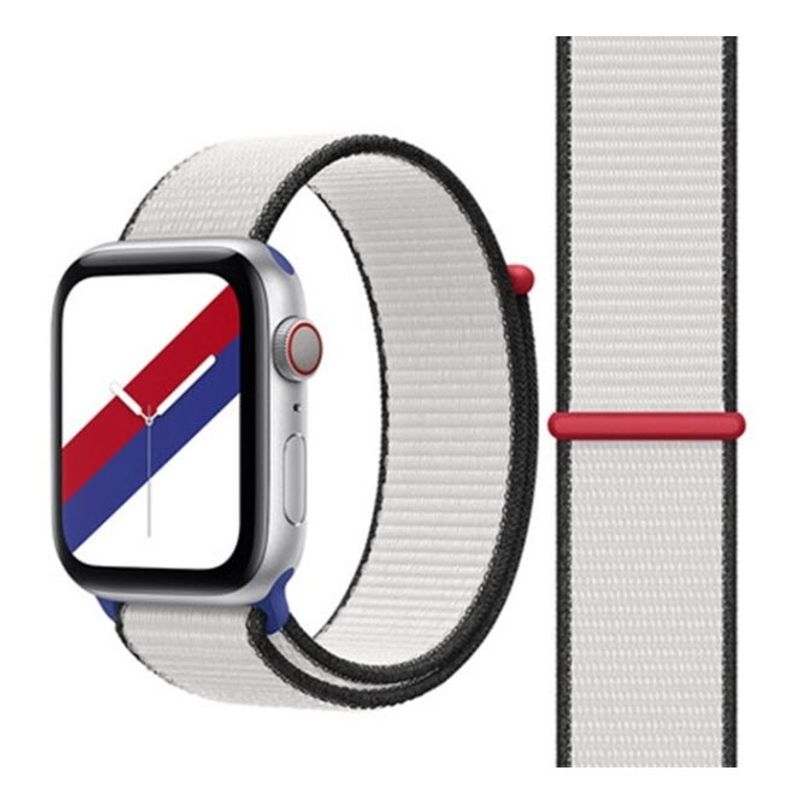 GENERICO - Correa Nylon DualColor compatible con Apple Watch 38-40-41mm.