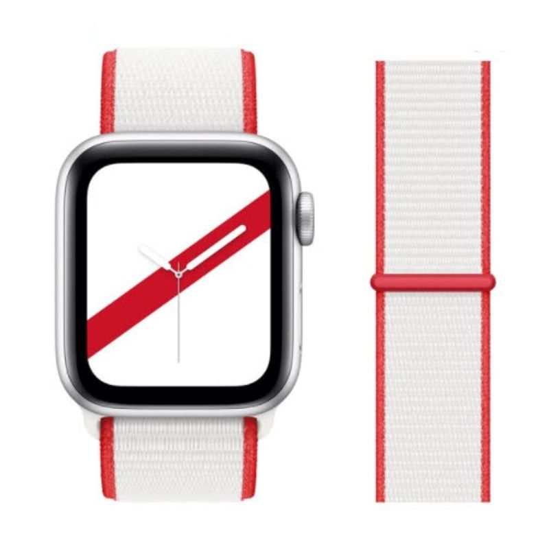 GENERICO - Correa Nylon DualColor compatible con Apple Watch 38-40-41mm.