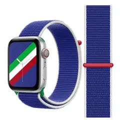 GENERICO - Correa Nylon DualColor compatible con Apple Watch 38-40-41mm.