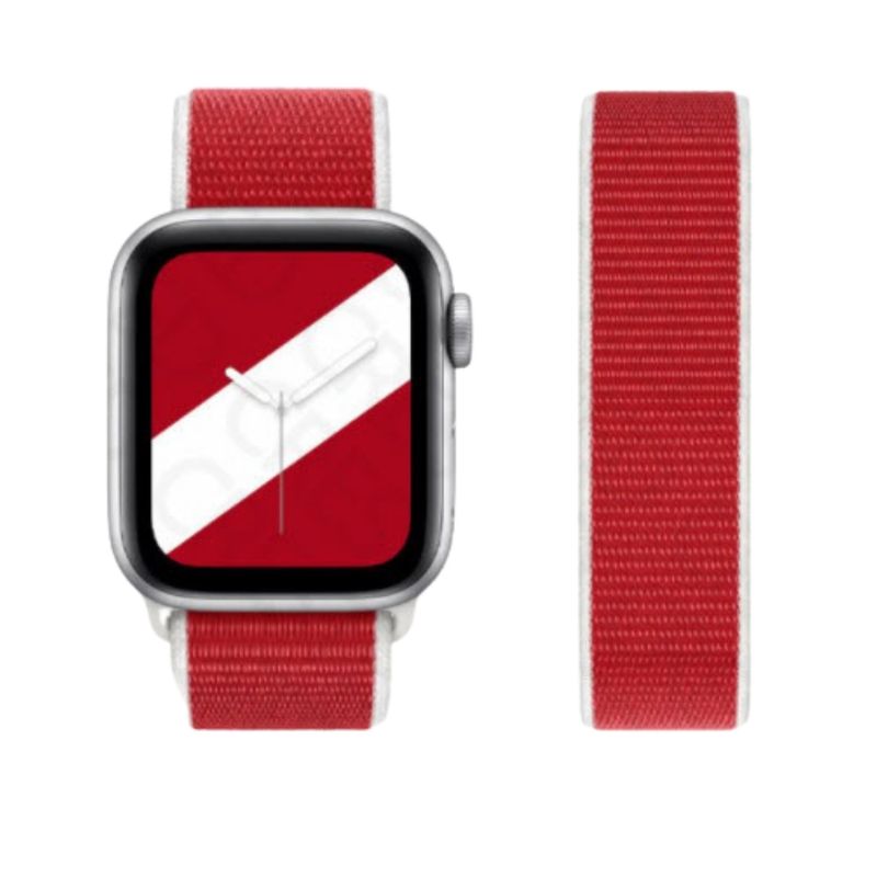 GENERICO - Correa Nylon DualColor compatible con Apple Watch 38-40-41mm.