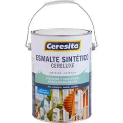 CERESITA - Esmalte sintetico cereluxe brillante rojo mandarin galon