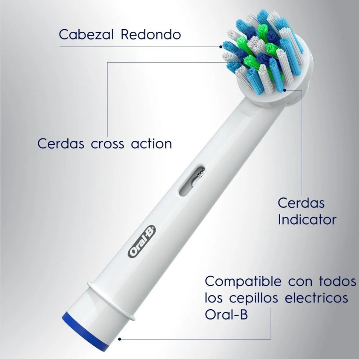 ORAL B - Repuesto Cepillo Eléctrico Oral-B Cross Action 2ud