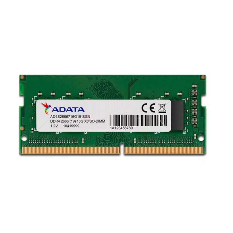 ADATA - Memoria Ram 16gb Ddr4 2666mhz Sodimm Adata. Nuevas Sellada