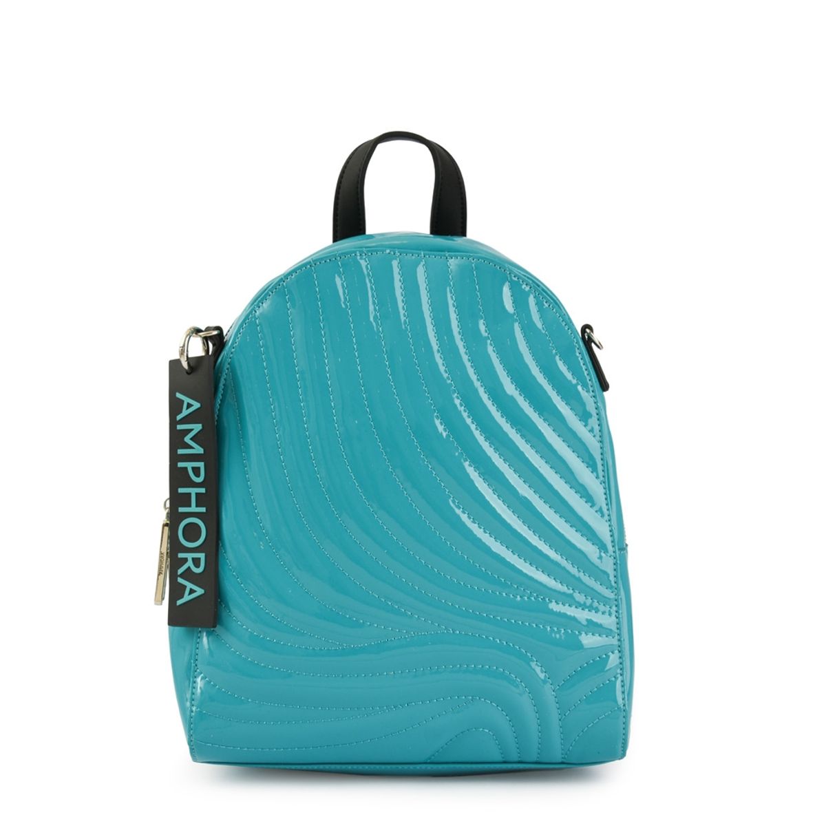 AMPHORA - Mochila pequeña araki turquesa