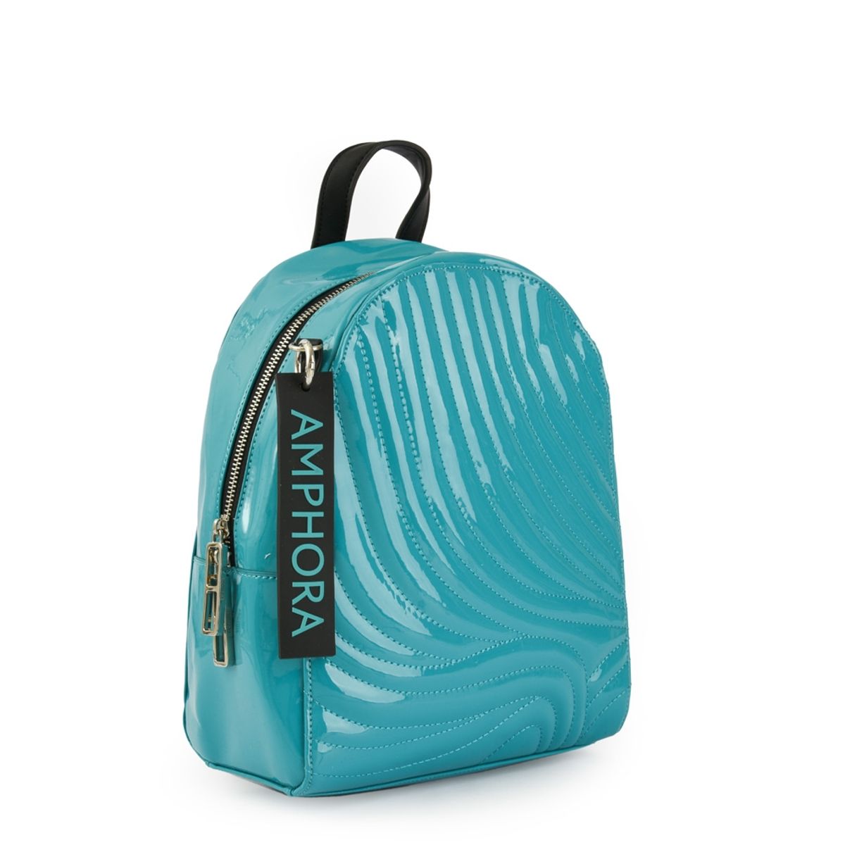 AMPHORA - Mochila pequeña araki turquesa