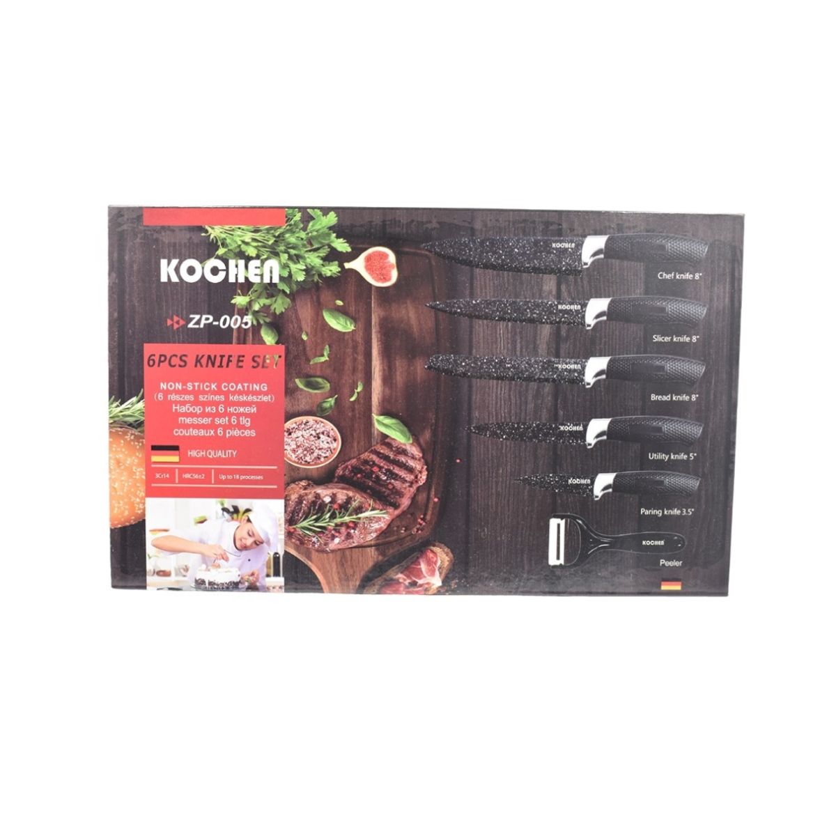 BLAUMANN - Set Cuchillo Profesional Kochen Calidad Alemana