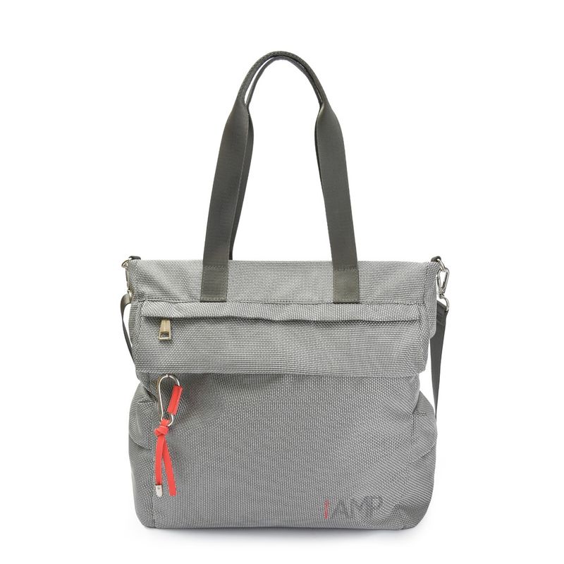 AMPHORA - Cartera Dos Asas oblina shopping grande gris