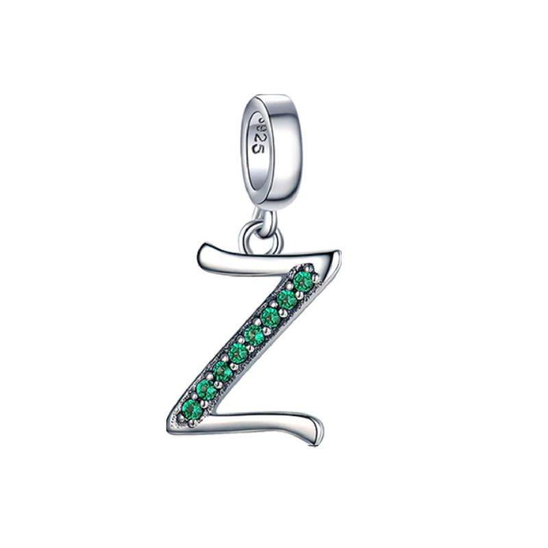 SILVER HEART - Charm Letra Z en Plata Fina 925 SILVER HEART