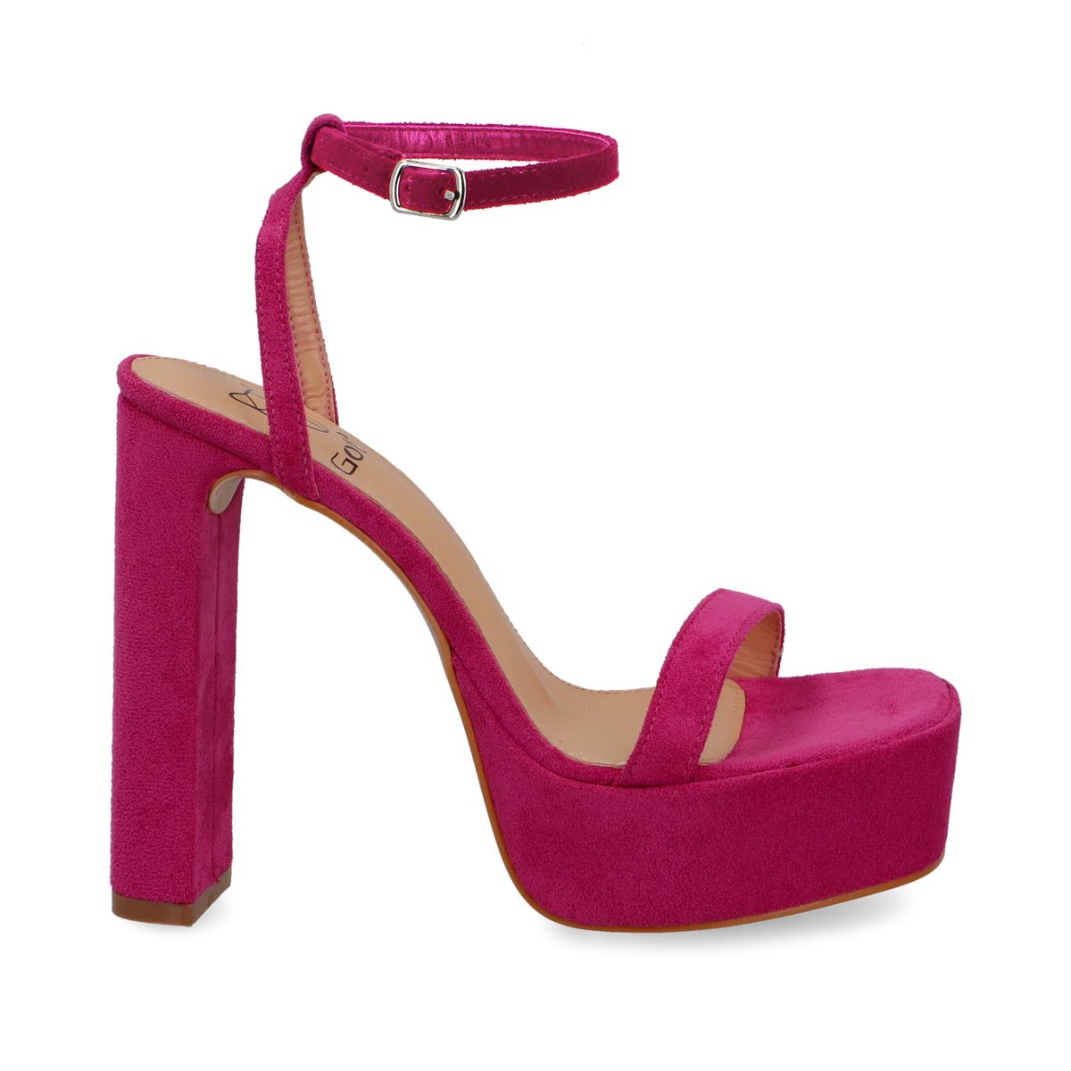 GOTTA - Sandalia Mujer Taco Fucsia 35101