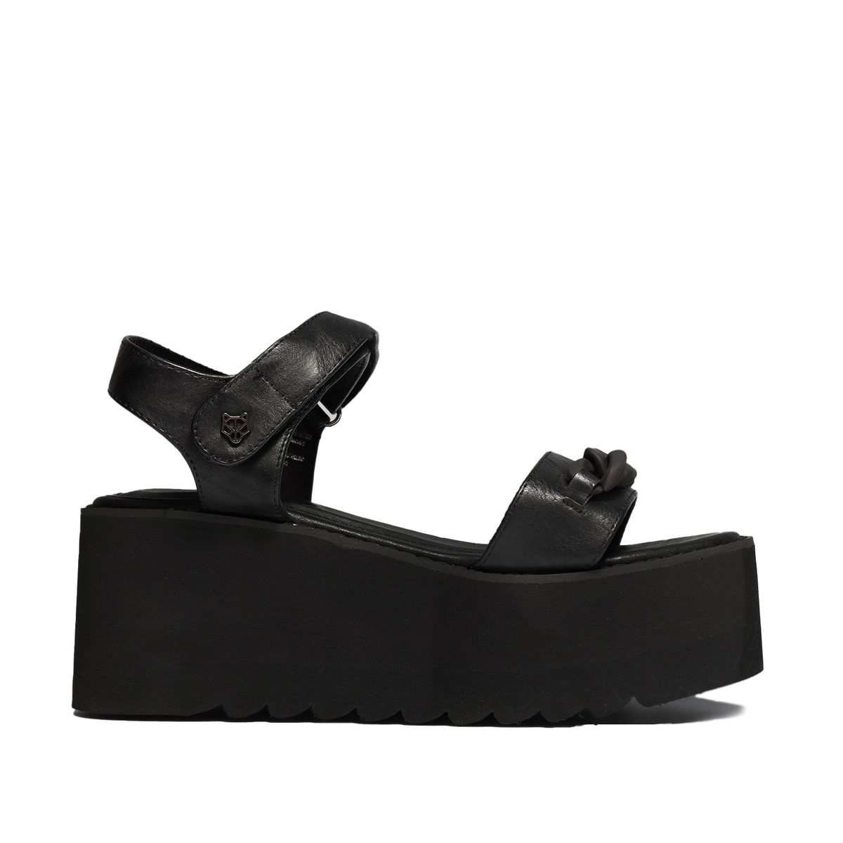 GOTTA - Sandalia Mujer Plataforma Negra 15626