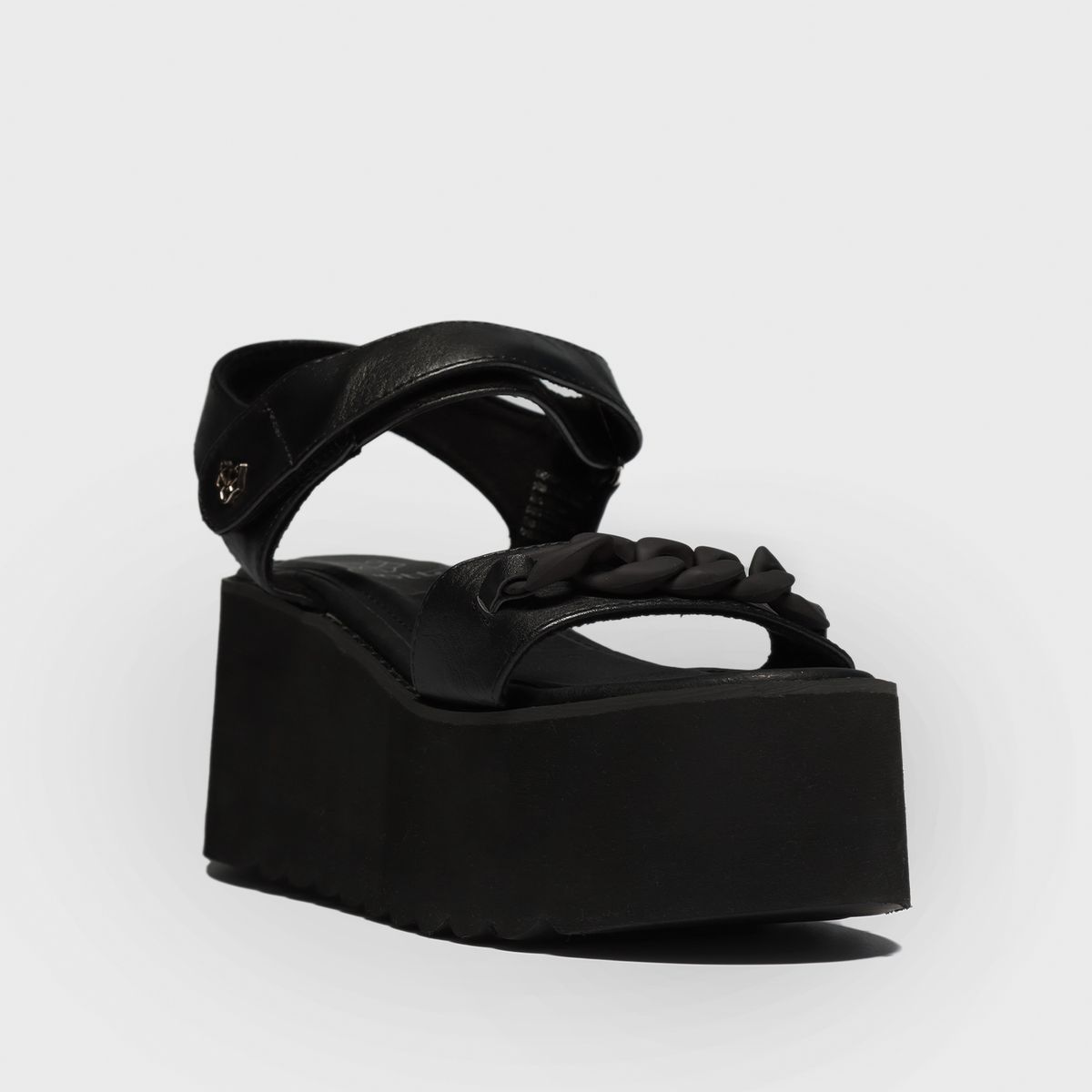 GOTTA - Sandalia Mujer Plataforma Negra 15626