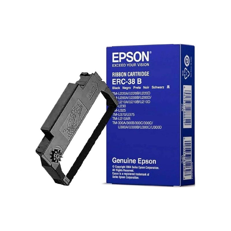 EPSON - Epson Cinta Matricial Modelo ERC-38B Color Negro EPSON