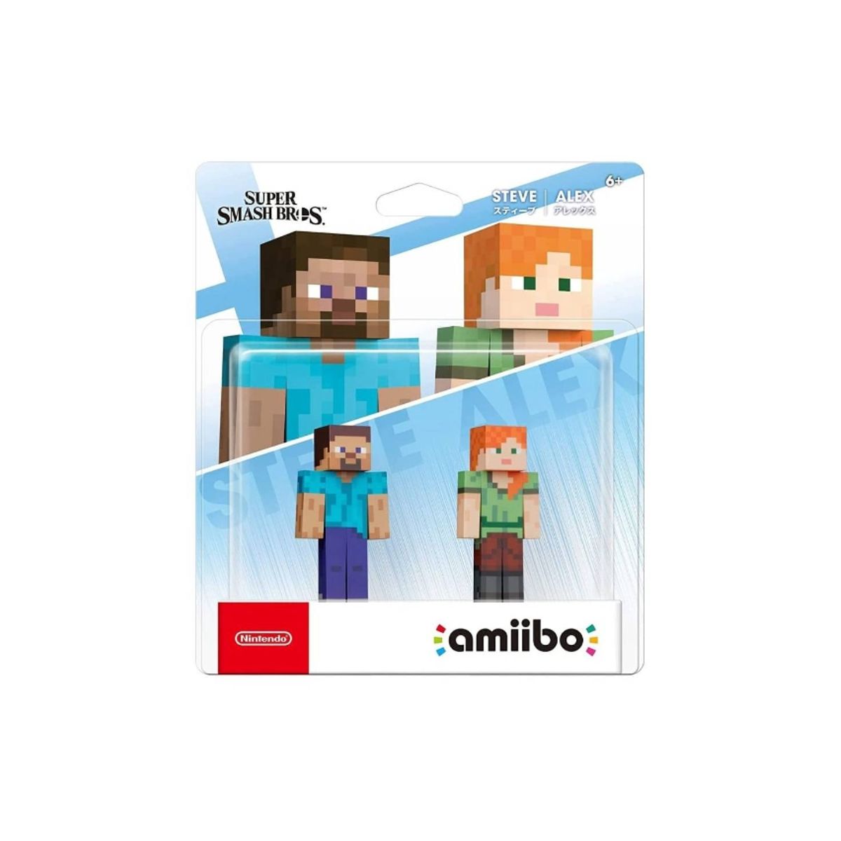 NINTENDO - Figura Amiibo Nintendo Steve Alex- Super Smash Bros - Sniper