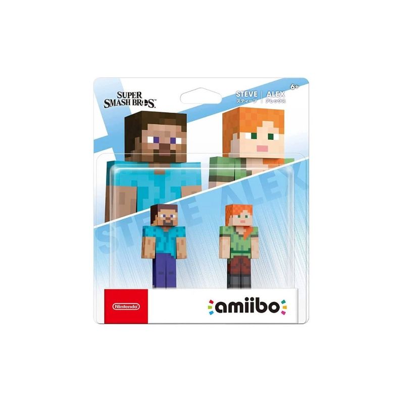 NINTENDO - Figura Amiibo Nintendo Steve Alex- Super Smash Bros - Sniper