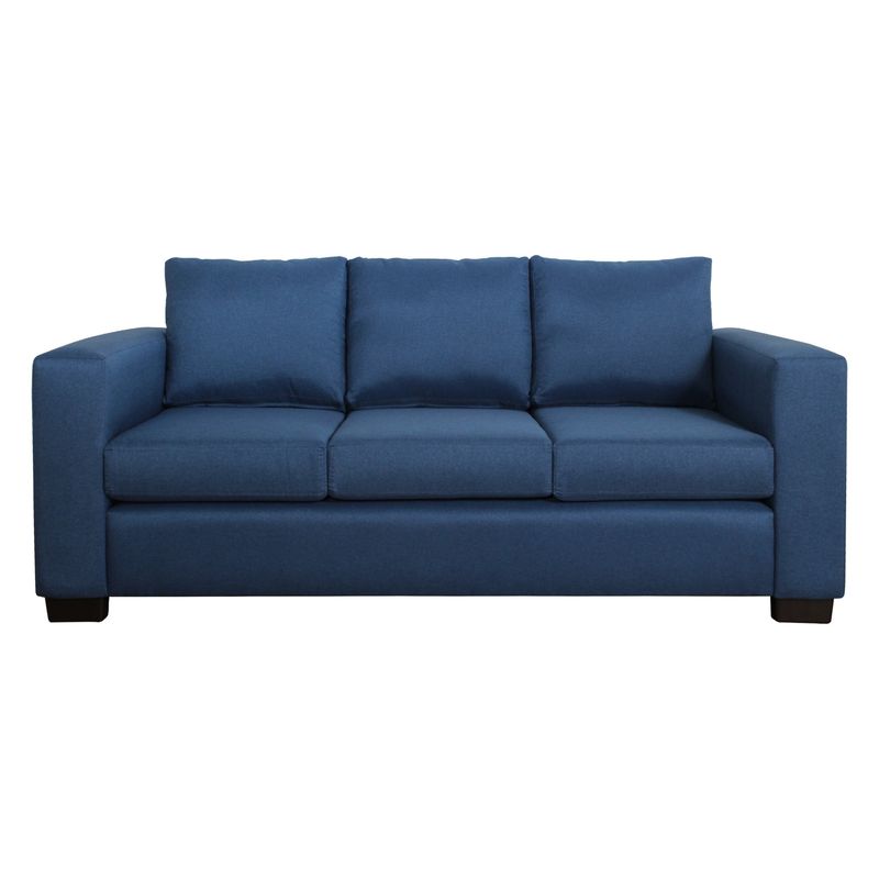 LIVING STORE - Sofá 3 Cuerpos Chelsea 200 cm Azul