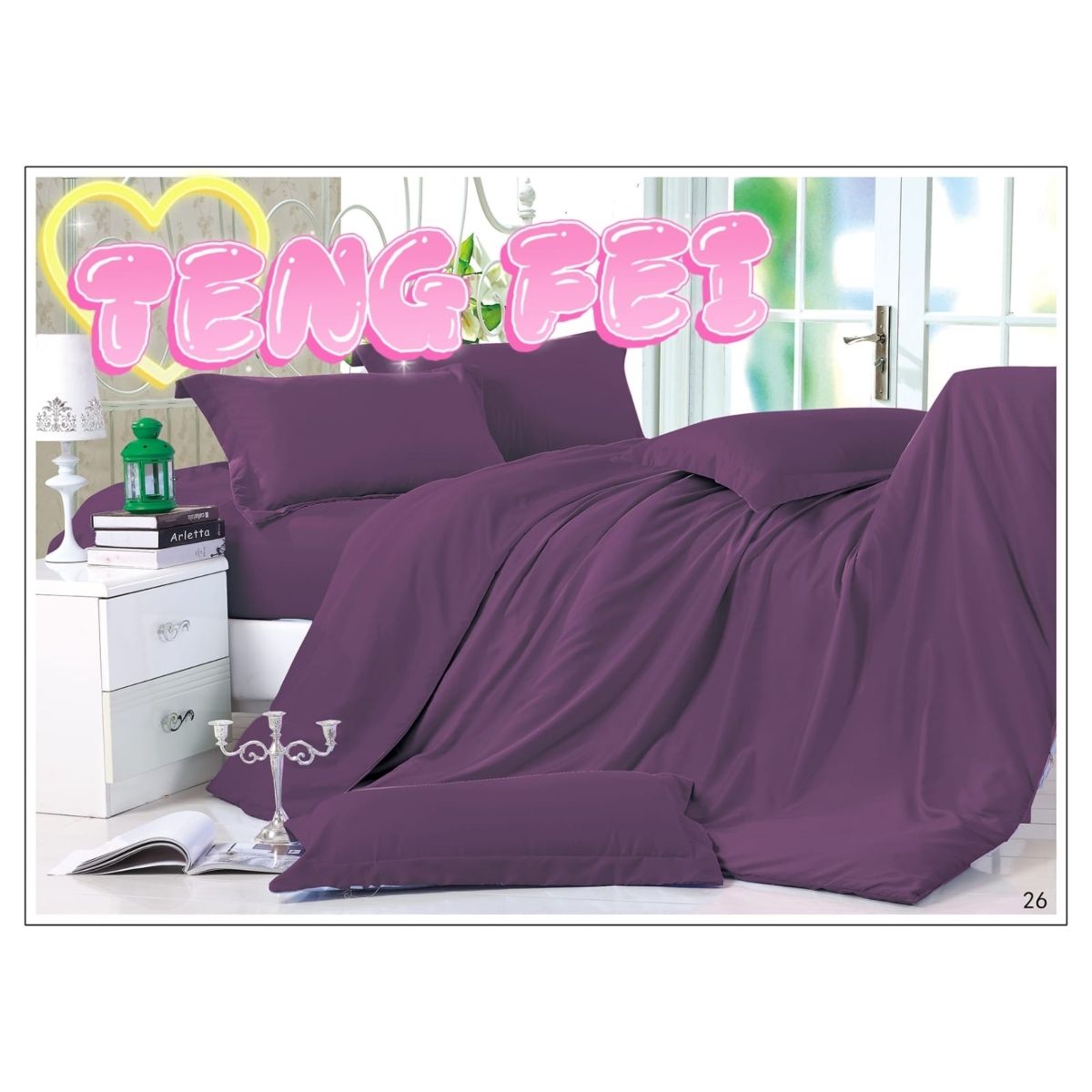 GENERICO - Juego De Sabanas King + Fundas 200 Hilos