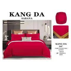 GENERICO - Juego De Sabanas King + Fundas 200 Hilos
