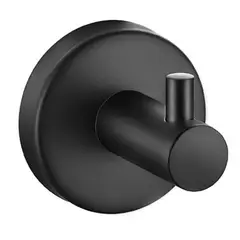 KUANGYE - Colgador Perchero Aluminio Negro De Pared Para Toallas Ropa
