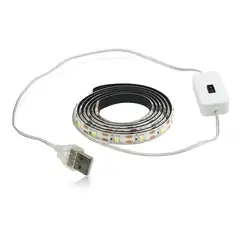KUANGYE - Tira Luz Led Blanca Con Sensor Para Cocina Baño Armario 2mts