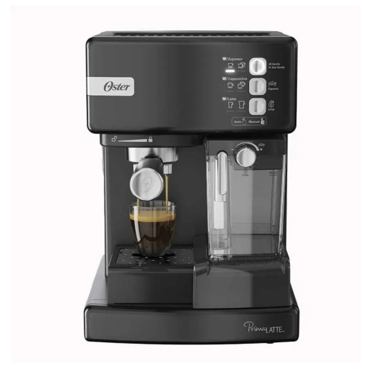 OSTER - Cafetera De Espresso Oster Primalatte Negra Bvstem6603b.