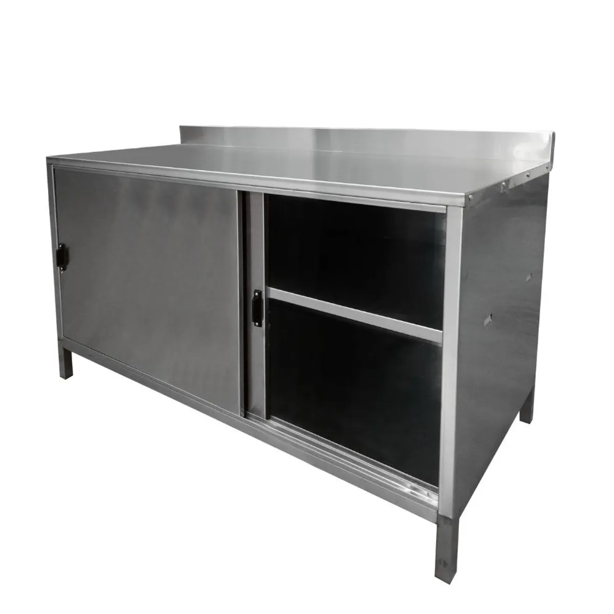 VERSATILE - Meson  Mural Cerrado  Inox.  Puertas Correderas - 90