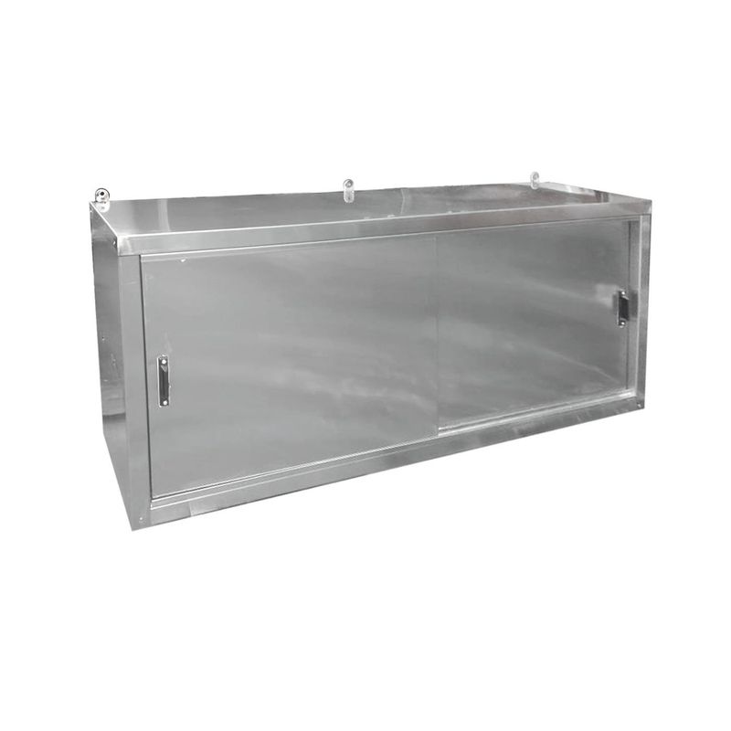 VERSATILE - MUEBLE GABINETE AÉREO MURAL INOX  PUERTAS CORREDERAS - 160
