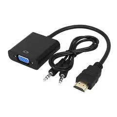 DM - CABLE ADAPTADOR HDMI A VGA CON SONIDO 20CM