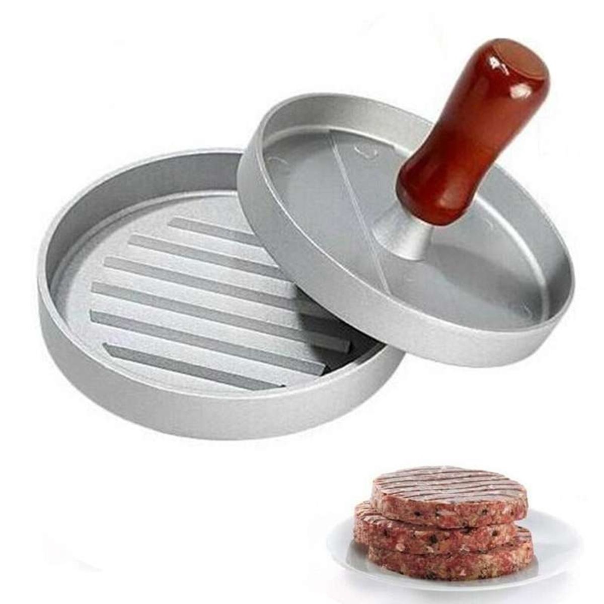 GENERICO - Molde Hamburguesa Prensa Para Hamburguesas Asado Carne