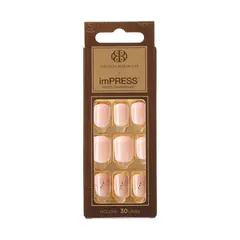KISS BY IMSIBEAUTY - UÑAS IMPRESS CECILIA BOLOCCO - NUDE AND NATURAL