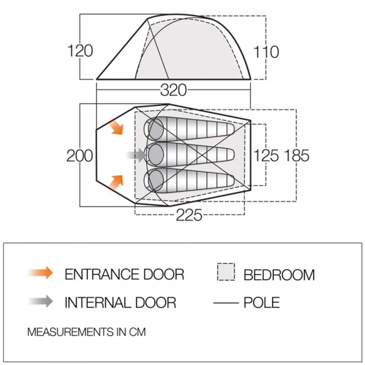 VANGO - CARPA MIRAGE PRO 300