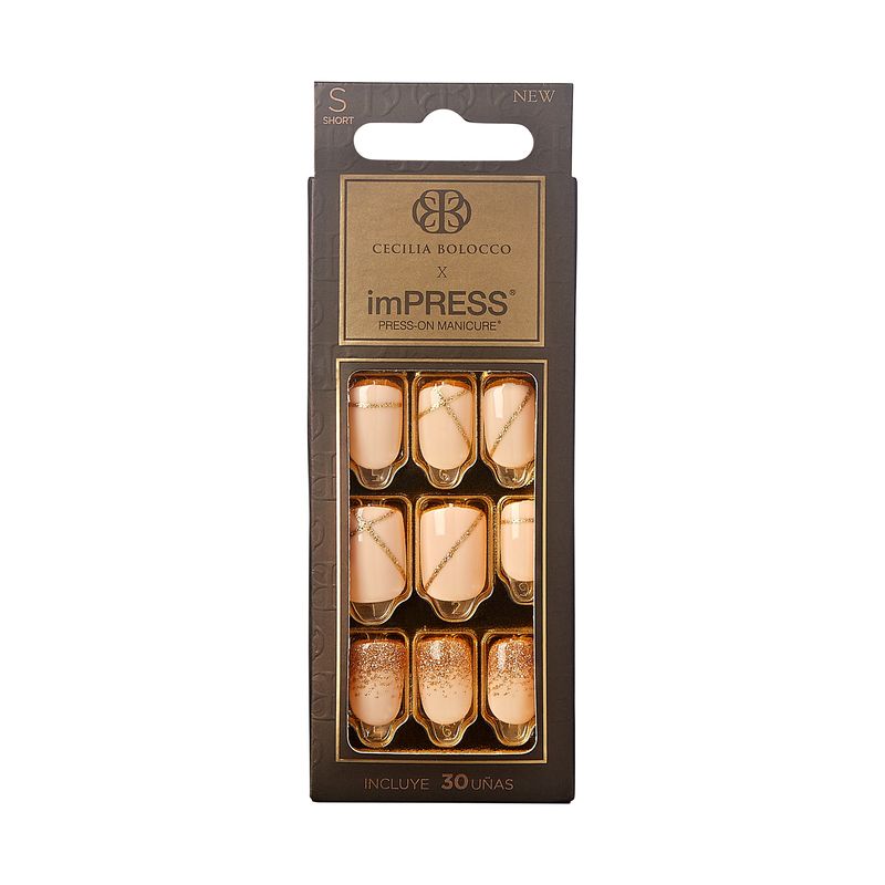 KISS BY IMSIBEAUTY - UÑAS IMPRESS CECILIA BOLOCCO - FEEL QUEEN