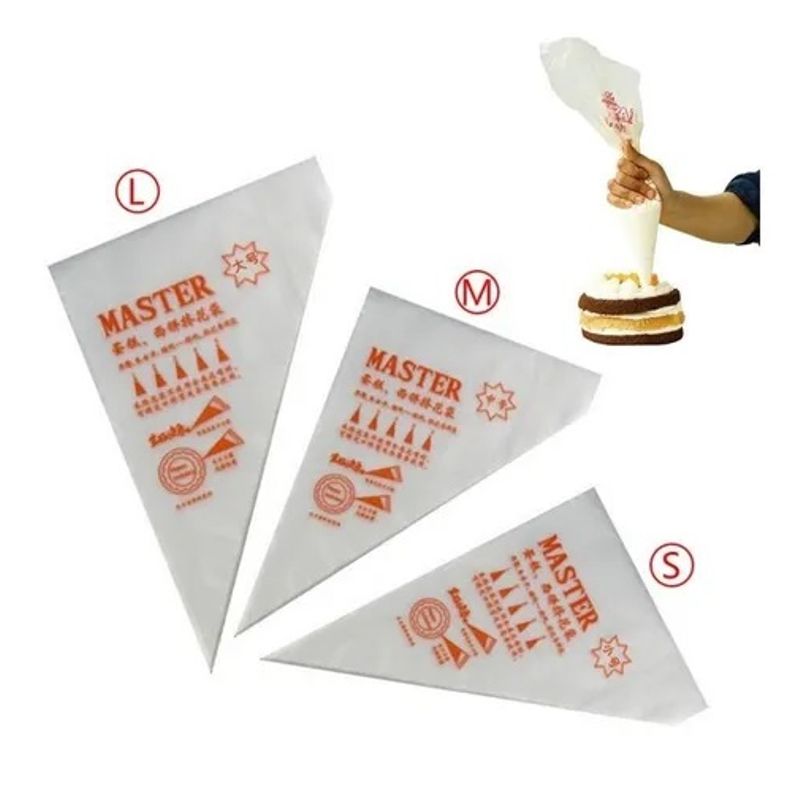 GENERICO - Pack300 Mangas Pasteleras Desechables Manga Desechable Sml