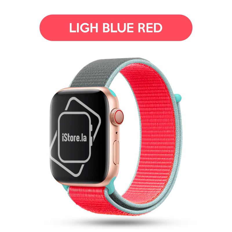 GENERICO - Correa Nylon DualColor compatible AppleWatch 42-44-45-49mm.