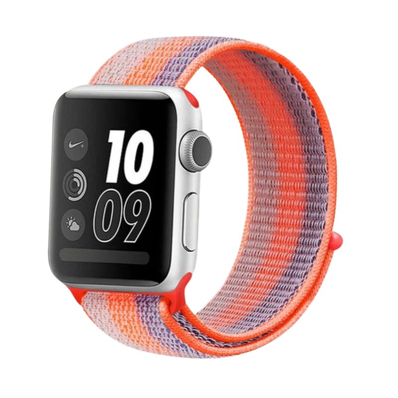 GENERICO - Correa Nylon DualColor compatible AppleWatch 42-44-45-49mm.