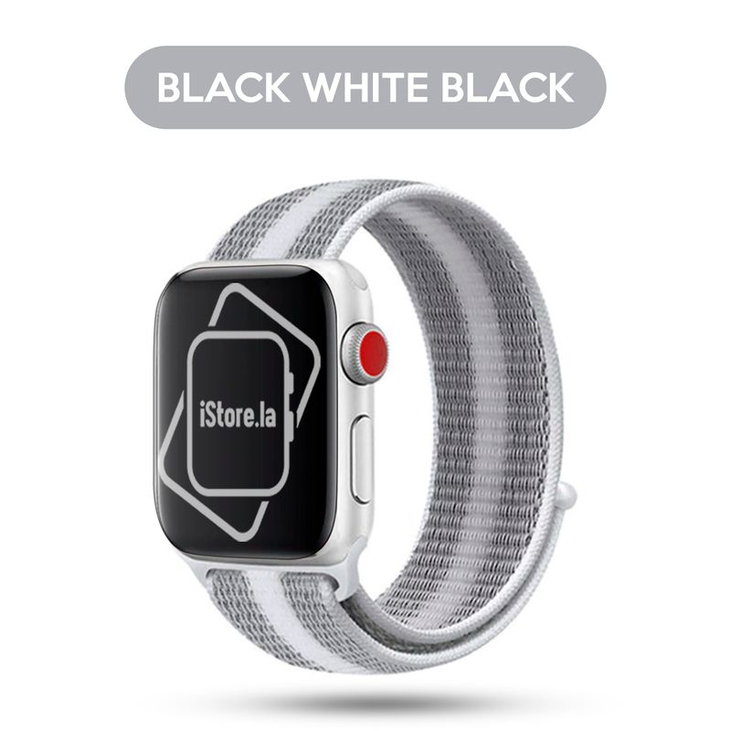 GENERICO - Correa Nylon DualColor compatible AppleWatch 42-44-45-49mm.
