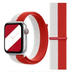 GENERICO - Correa Nylon DualColor compatible AppleWatch 42-44-45-49mm.